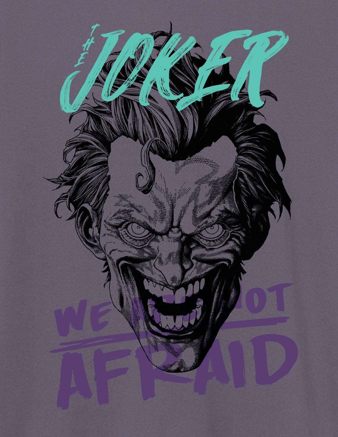 T-shirt Joker DC Comics - We Are Not Afraid