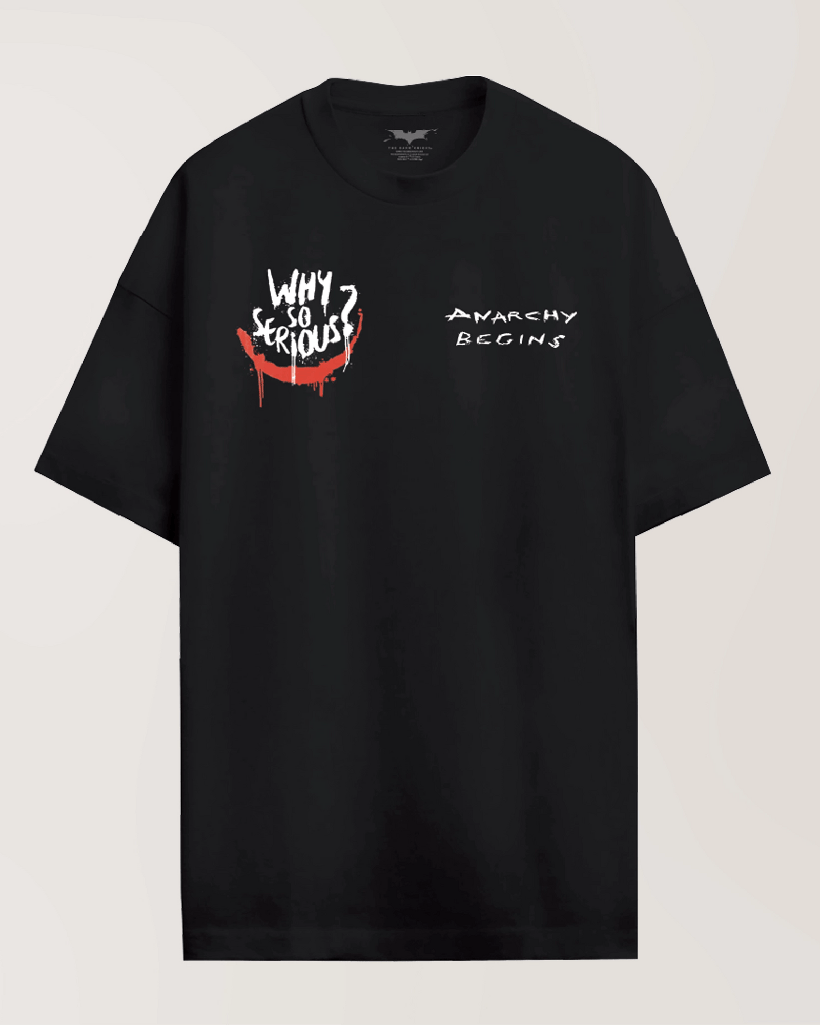 T-shirt Oversize DC Comics  - WHY SO SERIOUS?