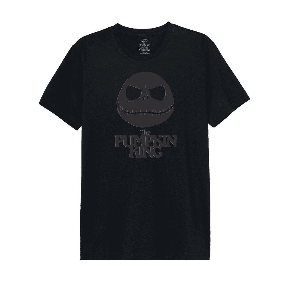 T-shirt Disney Jack Skellington Officiel Minimaliste