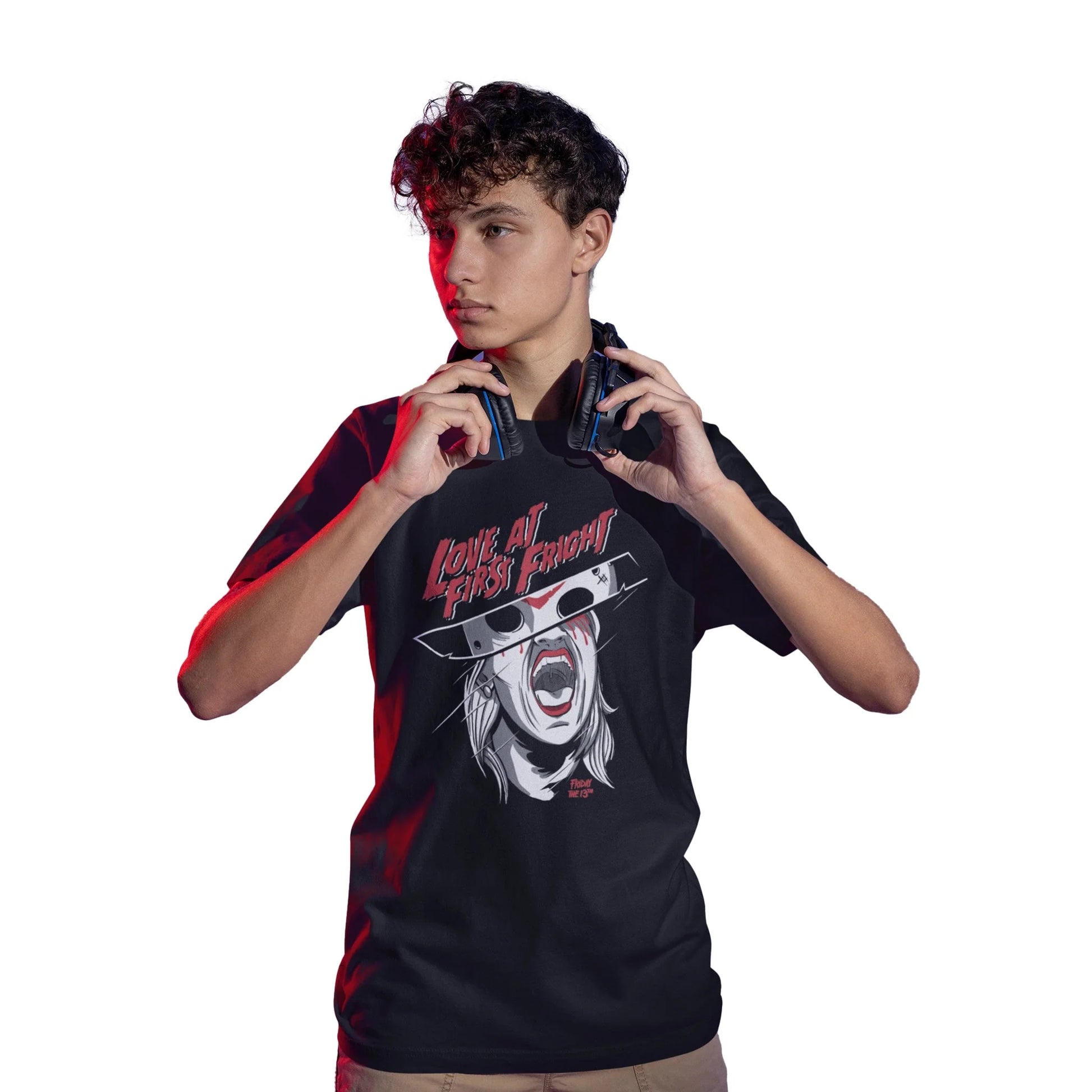 T-shirt Friday the 13th - LOVE AT FIRST FRIGHT - Legend Stuff - Cotton Division - T-shirt