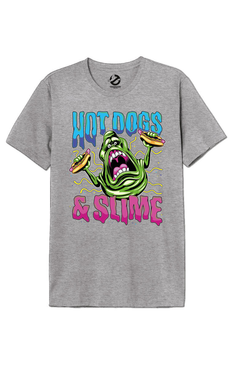 T-shirt Ghostbusters - Hot Dogs And Slime