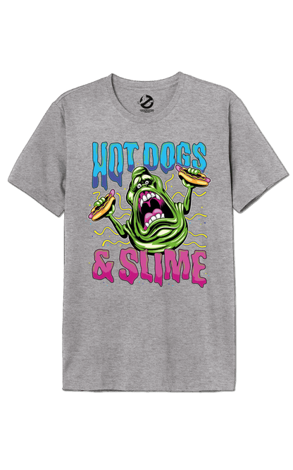 T-shirt Ghostbusters - Hot Dogs And Slime