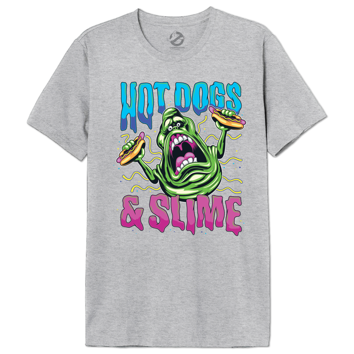 T-shirt Ghostbusters - Hot Dogs And Slime