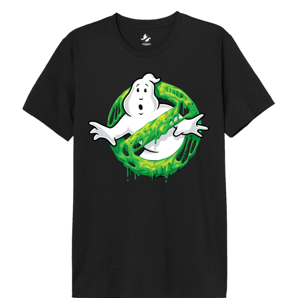 T-shirt Ghostbusters Officiel – Logo Slime Glow in the Dark - Legend Stuff - Ghostbusters - T-shirt