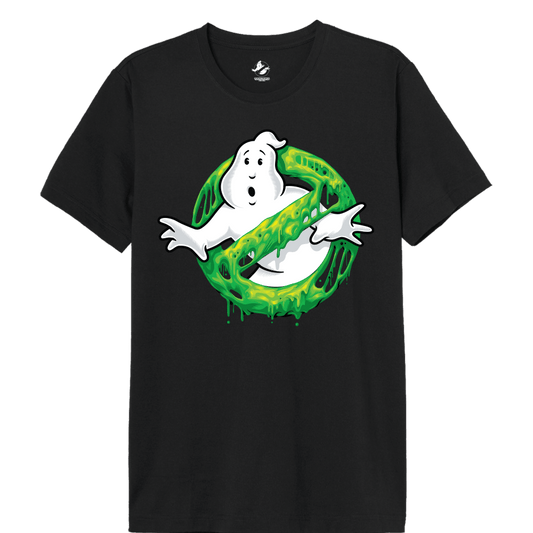 T-shirt Ghostbusters Officiel – Logo Slime Glow in the Dark - Legend Stuff - Ghostbusters - T-shirt