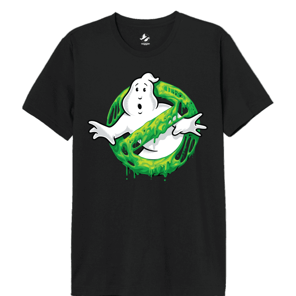 T-shirt Ghostbusters Officiel – Logo Slime Glow in the Dark