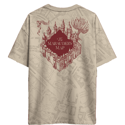 T-shirt Carte du Maraudeur Harry Potter Officiel