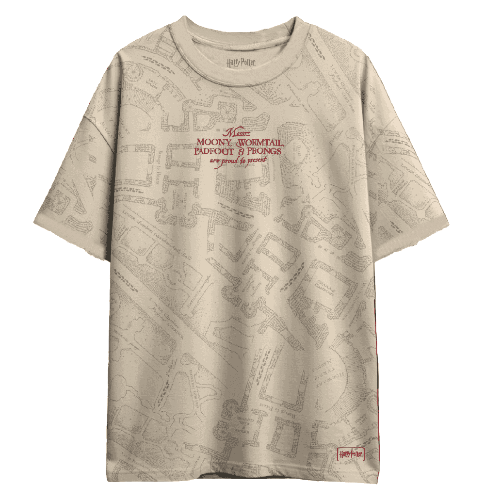 T-shirt Carte du Maraudeur Harry Potter Officiel
