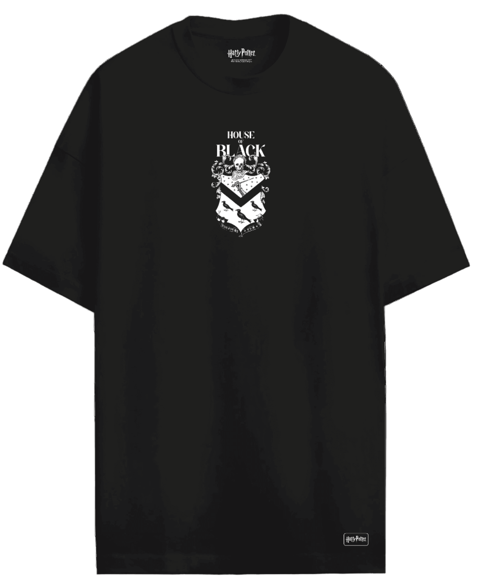 T-shirt Harry Potter Officiel - Maison Black