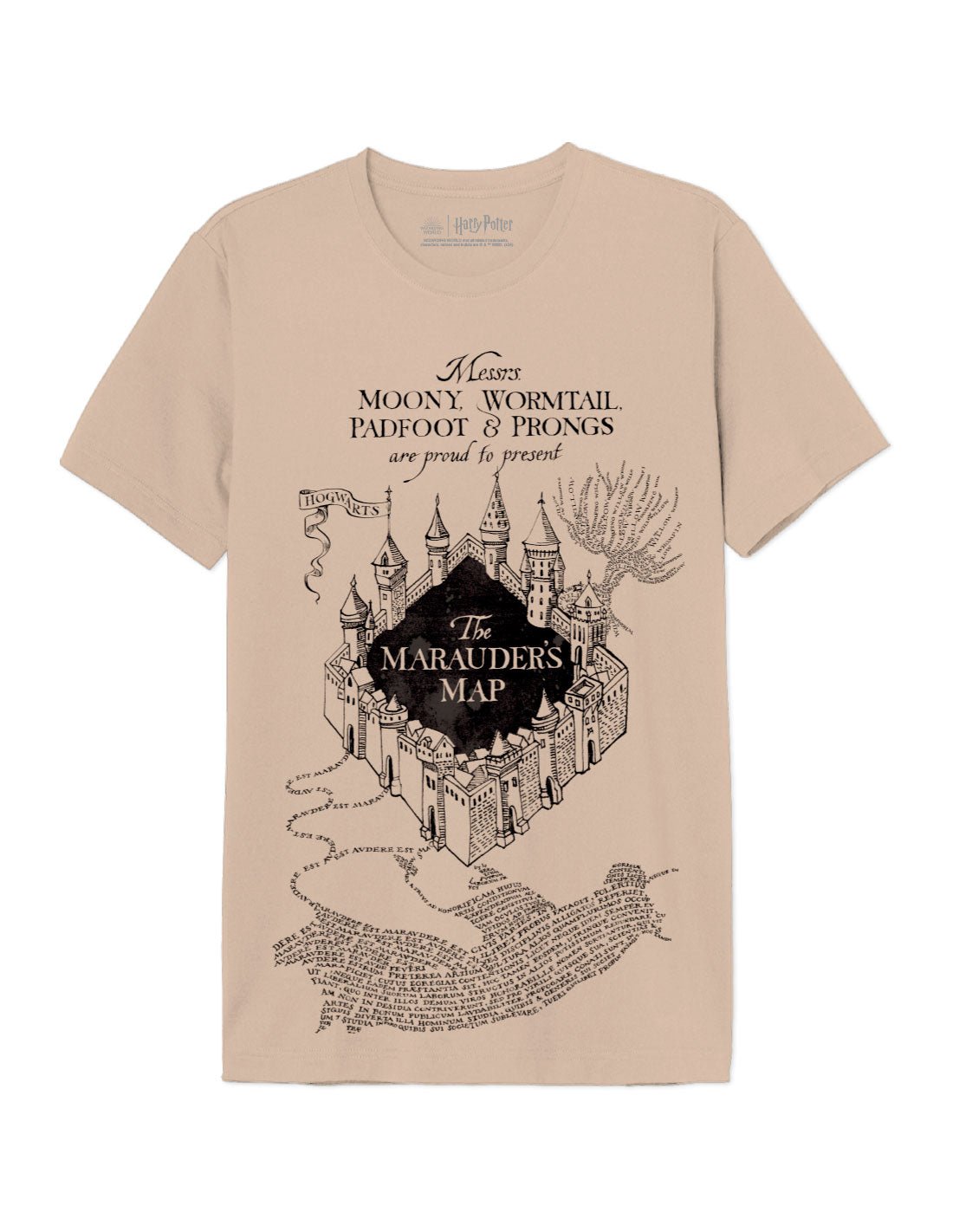 T-shirt Harry Potter La Carte du Maraudeur
