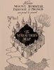 T-shirt Harry Potter - The Marauder's Map