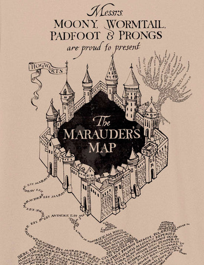 T-shirt Harry Potter La Carte du Maraudeur