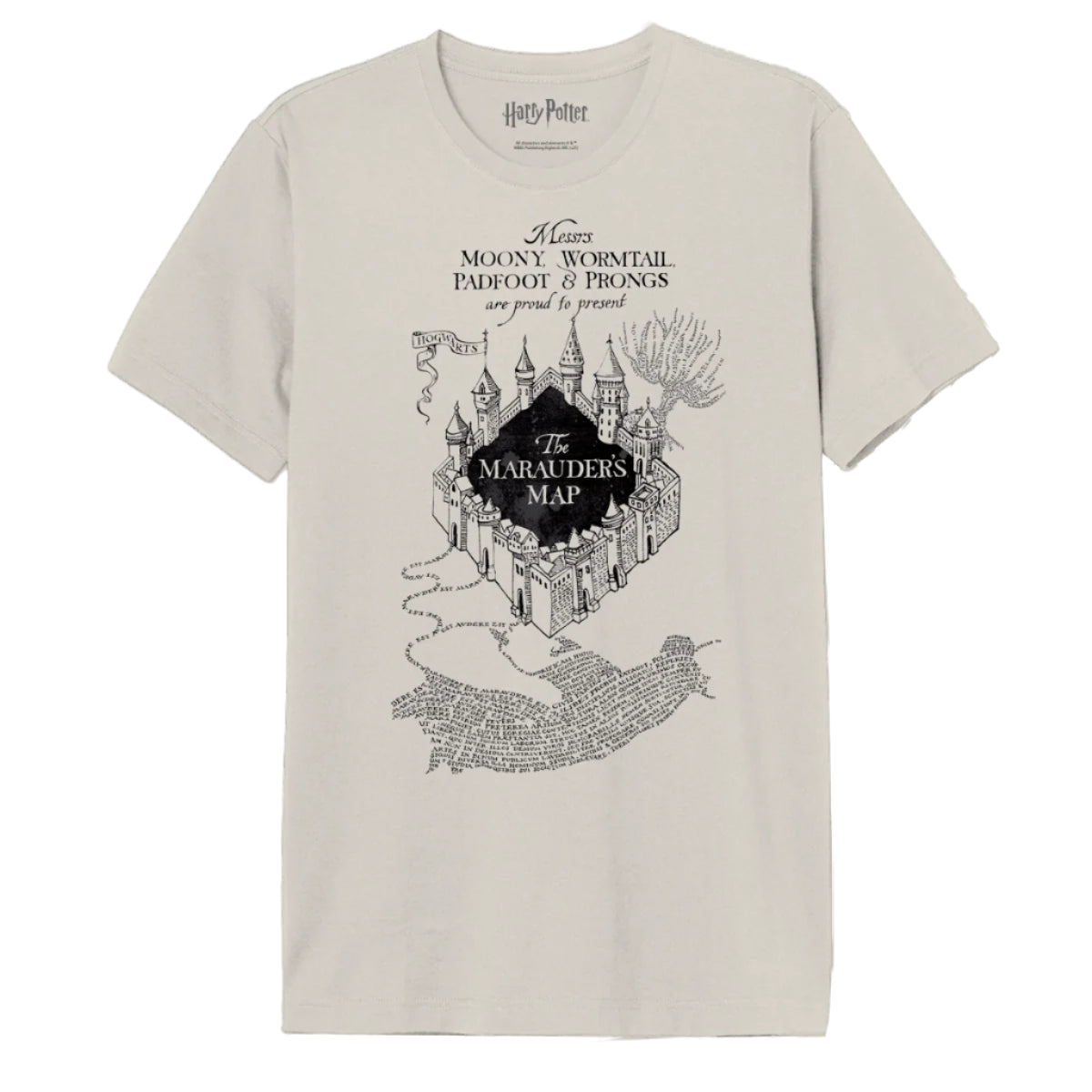 T-shirt Harry Potter - The Marauder's Map