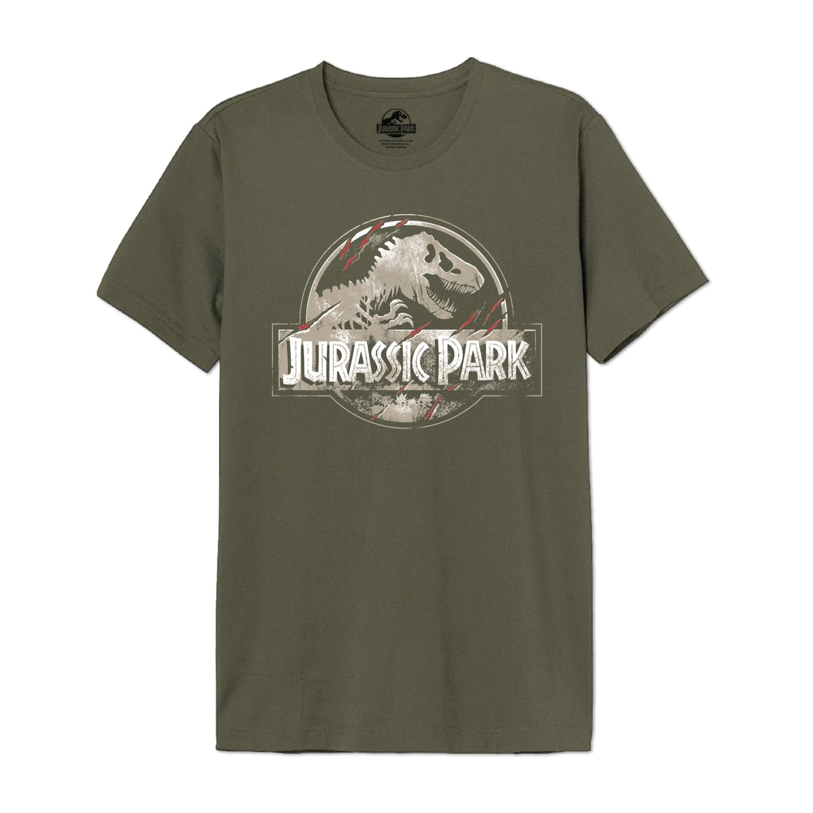 T-shirt Jurassic Park - Classic Logo Cracked