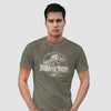 T-shirt Jurassic Park - Classic Logo Cracked