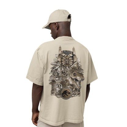 T-shirt Jurassic Park - JURASSIC DOORS COMPOSITION