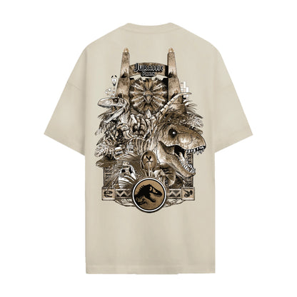 T-shirt Jurassic Park - JURASSIC DOORS COMPOSITION