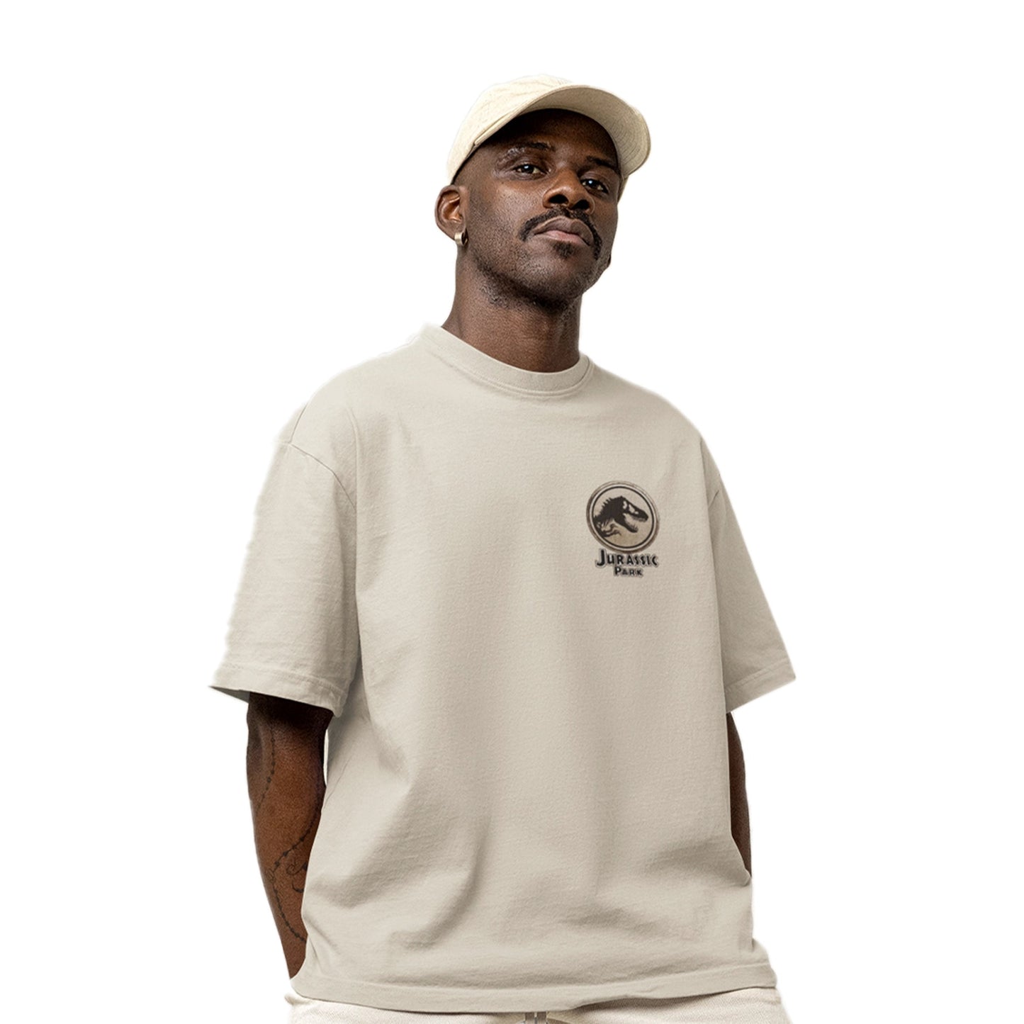 T-shirt Jurassic Park - JURASSIC DOORS COMPOSITION