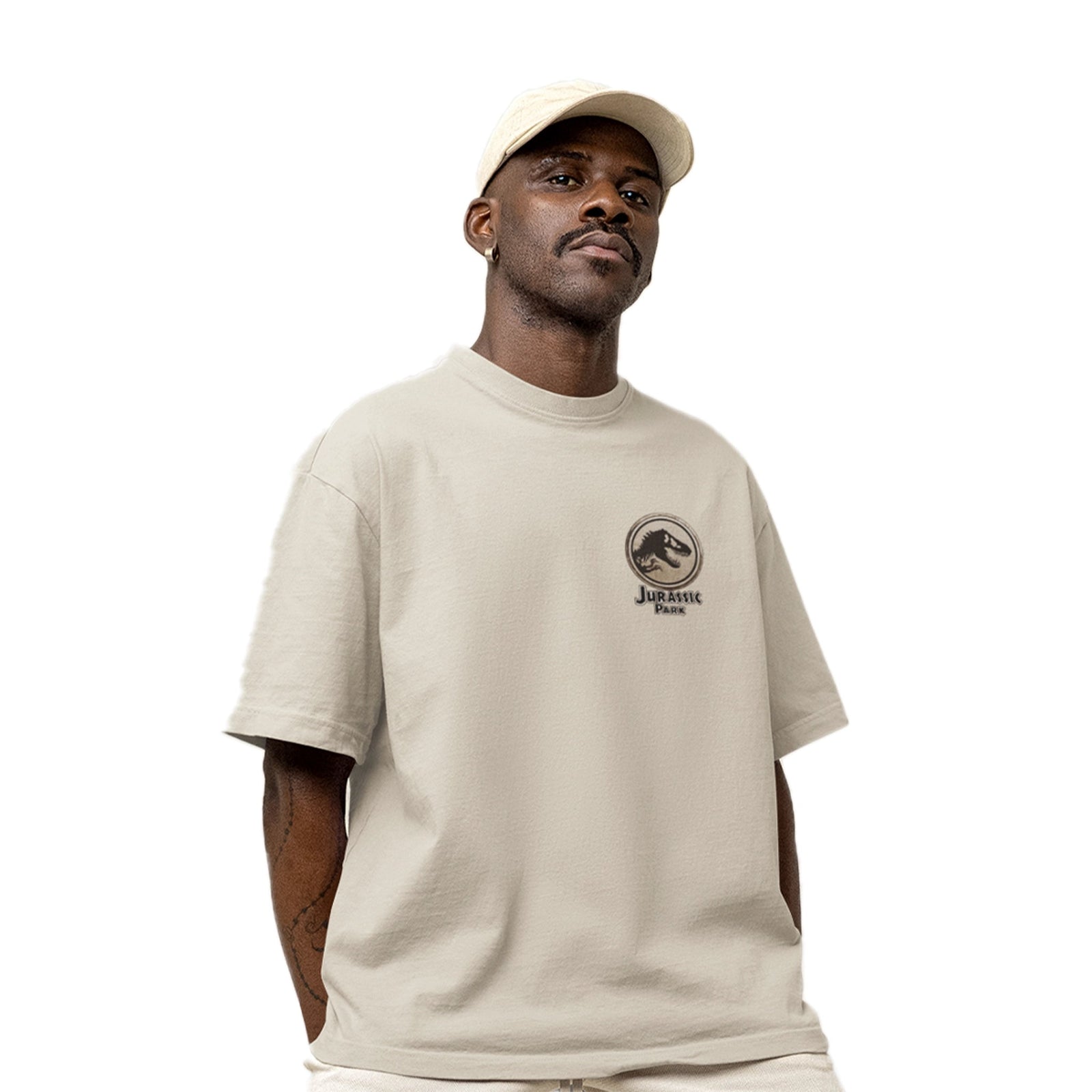 T-shirt Jurassic Park - JURASSIC DOORS COMPOSITION