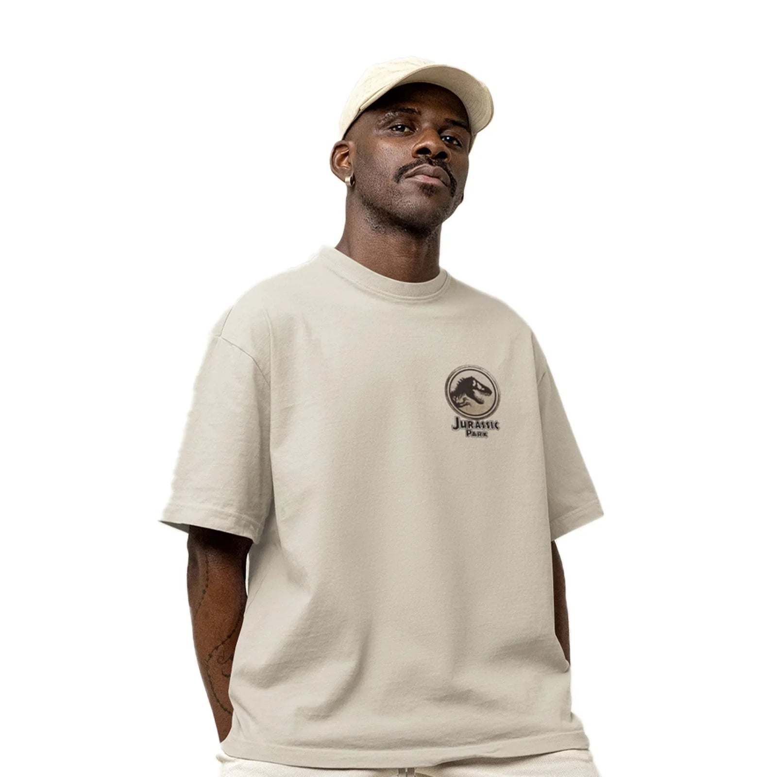 T-shirt Jurassic Park - JURASSIC DOORS COMPOSITION