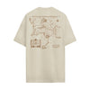 T-shirt Oversize Le Seigneur des Anneaux - THE LORD OF THE RING MAP