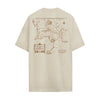 T-shirt Oversize Le Seigneur des Anneaux - THE LORD OF THE RING MAP