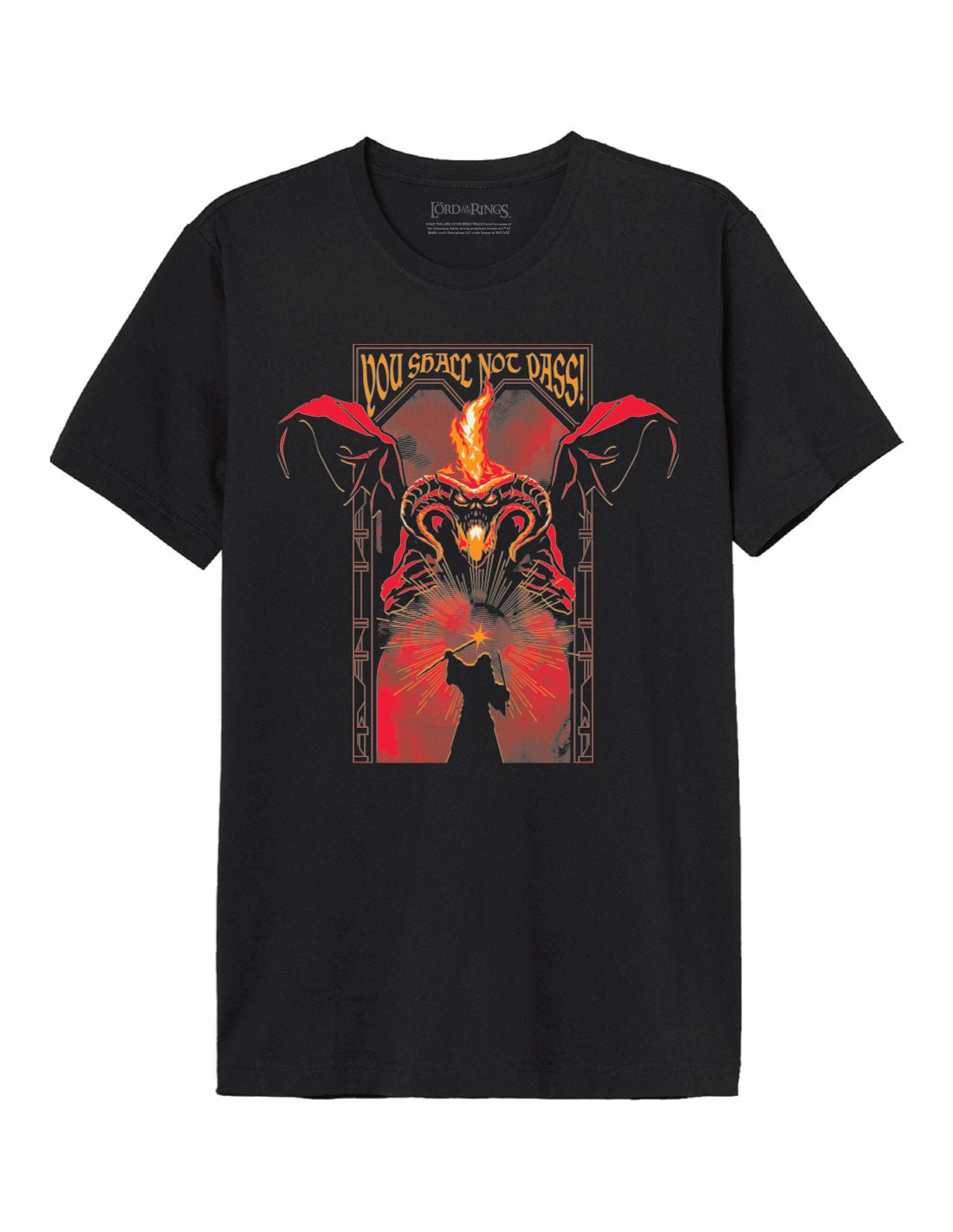 T-shirt Seigneur des Anneaux - Édition You Shall Not Pass