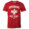 T-shirt Les Dents de la Mer - Amity Island Lifeguard