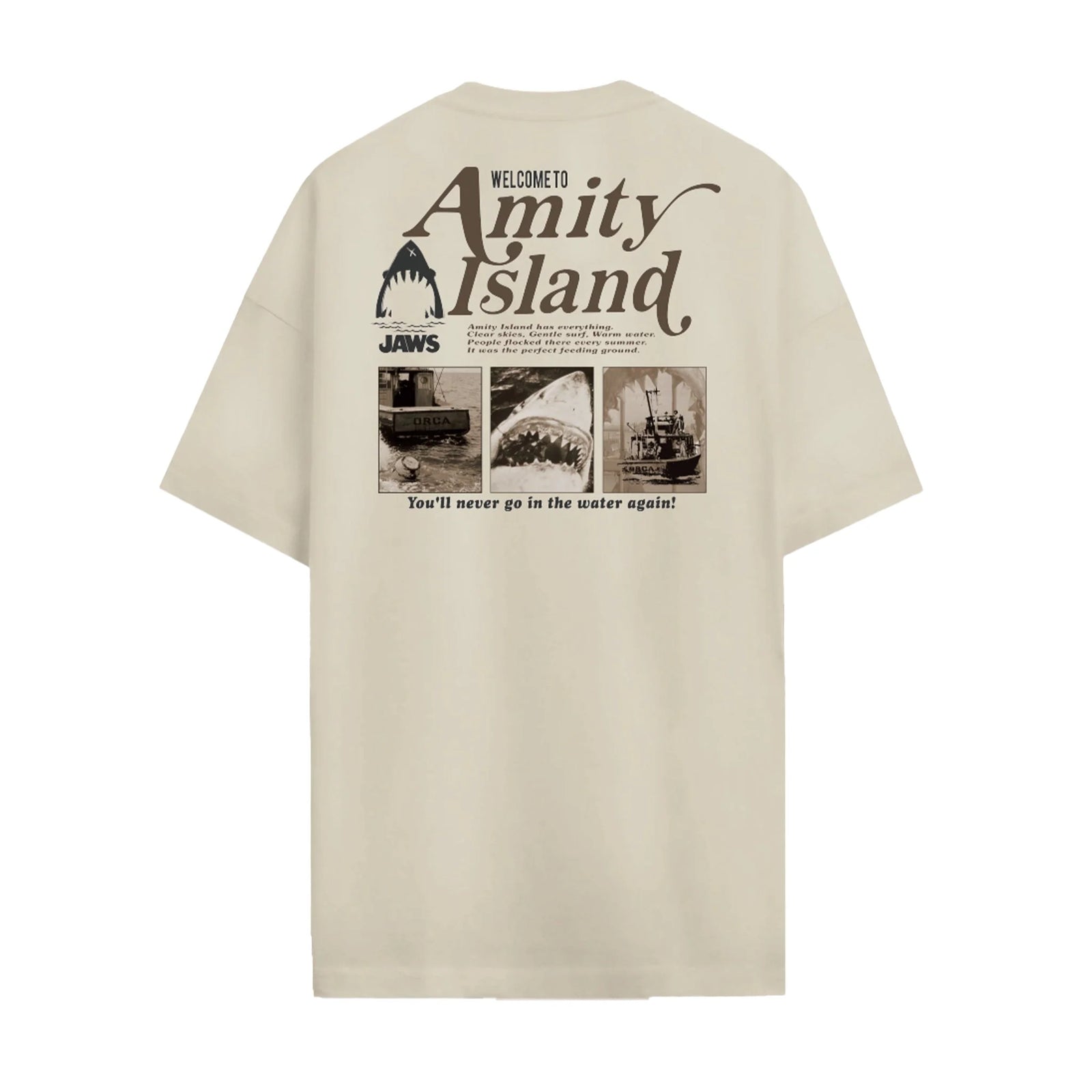 T-shirt Les Dents de la Mer - AMITY ISLAND - Legend Stuff - Jaws - T-shirt