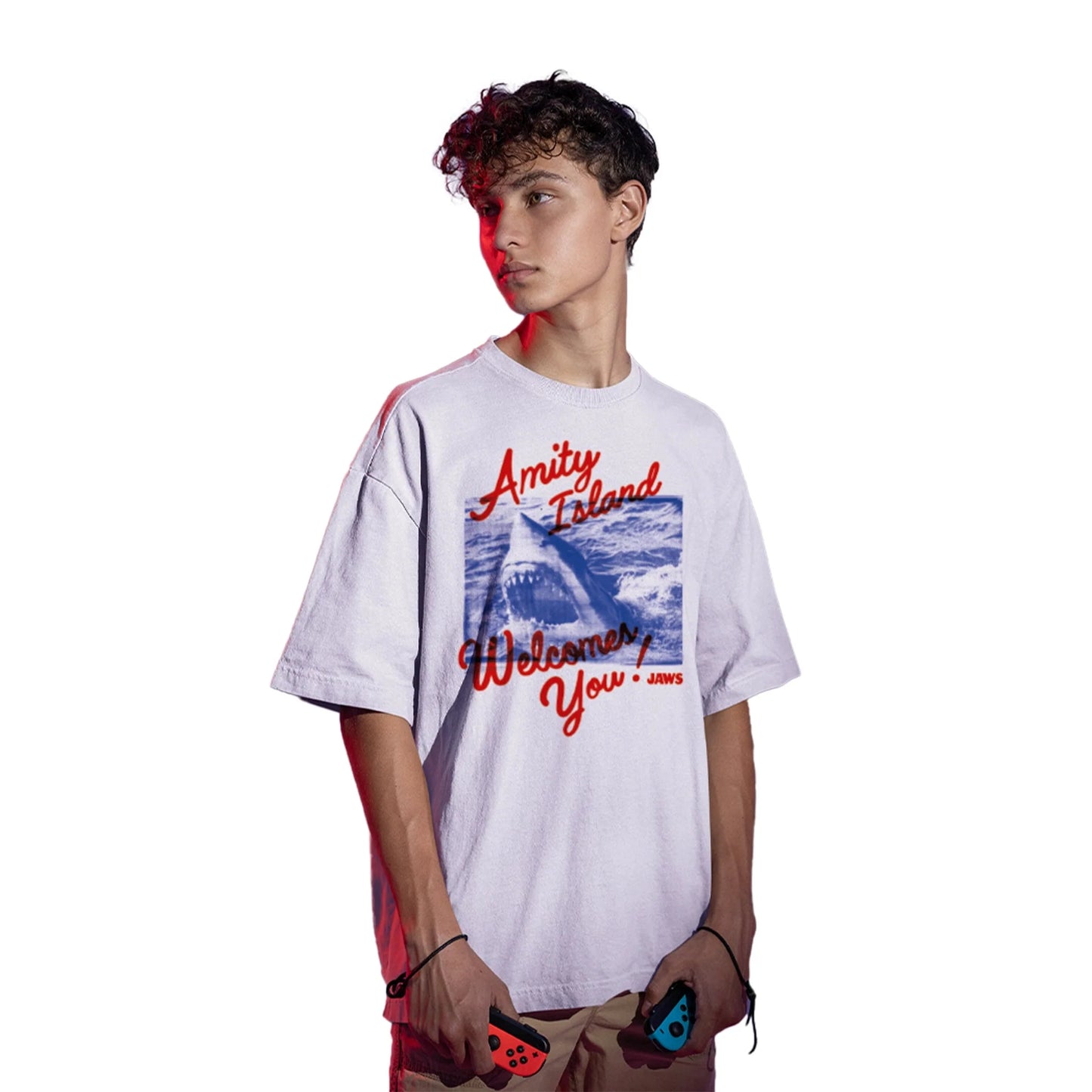 T-shirt Les Dents de la Mer - AMITY ISLAND WELCOMES YOU! - Legend Stuff - Jaws - T-shirt