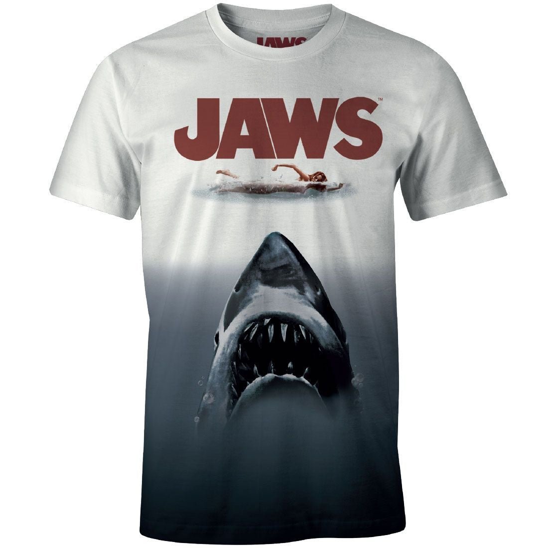 Jaws Tye and Dye T-shirt - Poster Jaws Tye and Dye