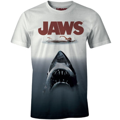 Jaws Tye and Dye T-shirt - Poster Jaws Tye and Dye