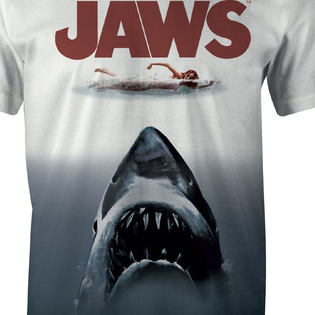 T-shirt Les Dents de la Mer - Poster Jaws Tye and Dye - Legend Icon T-shirt Jaws