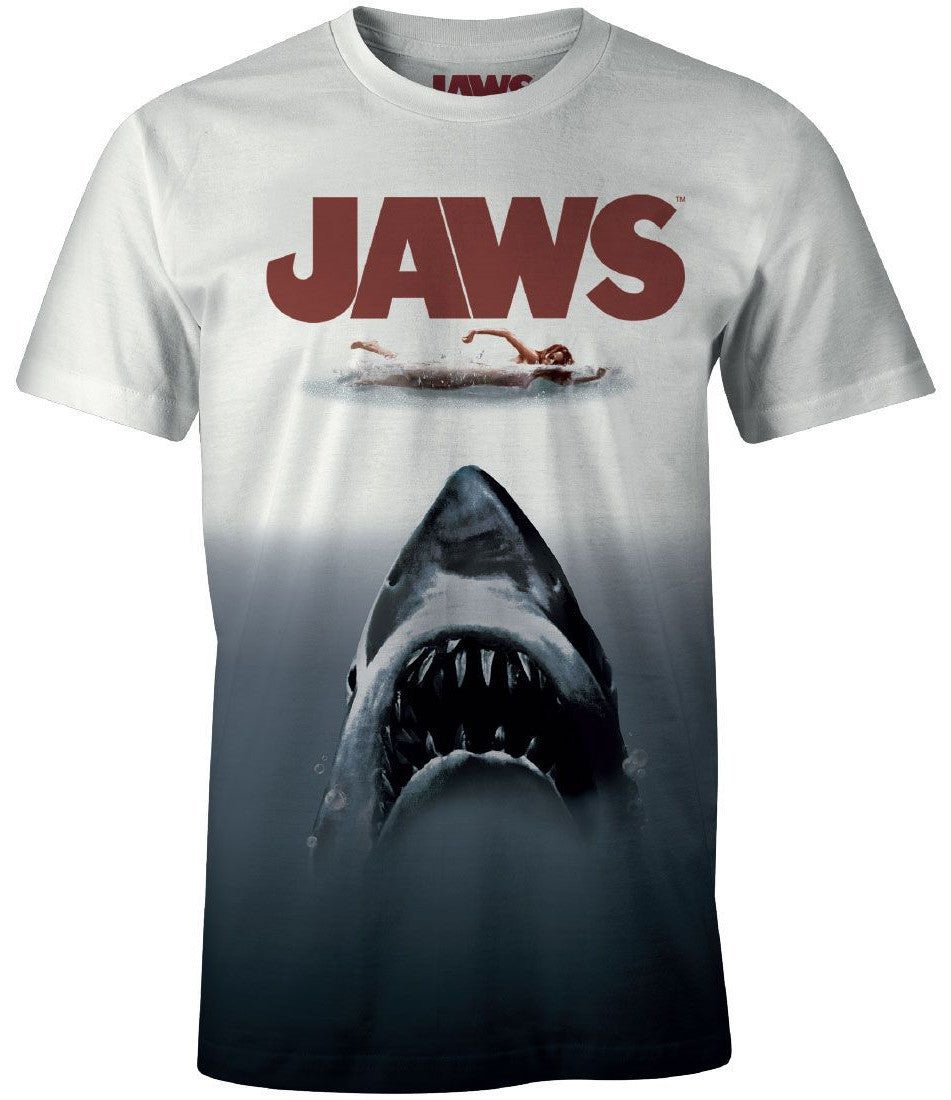 T-shirt Les Dents de la Mer - Poster Jaws Tye and Dye - Legend Icon T-shirt Jaws