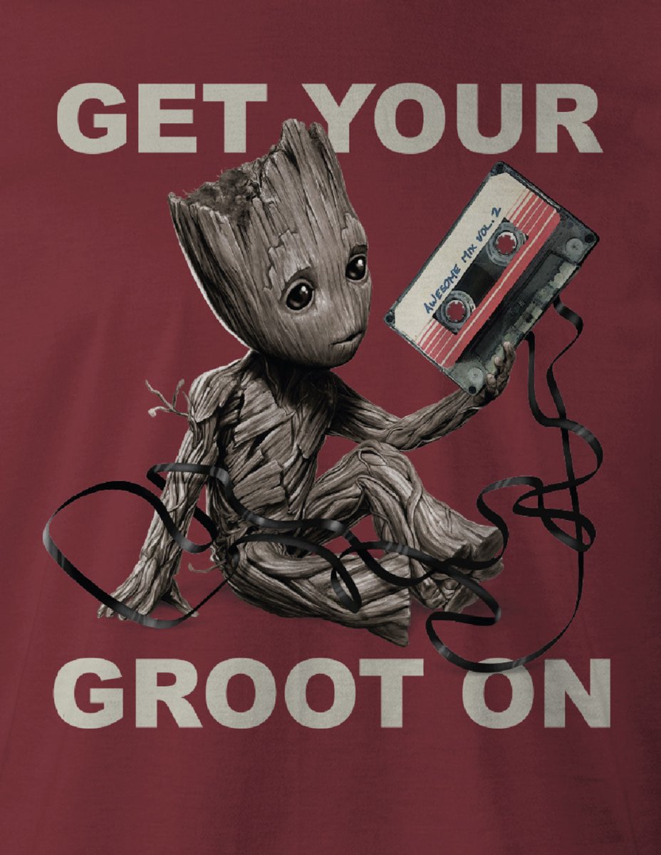 T-shirt Marvel - Les Gardiens de la Galaxie - Get your Groot On - Legend Icon T-shirt MARVEL