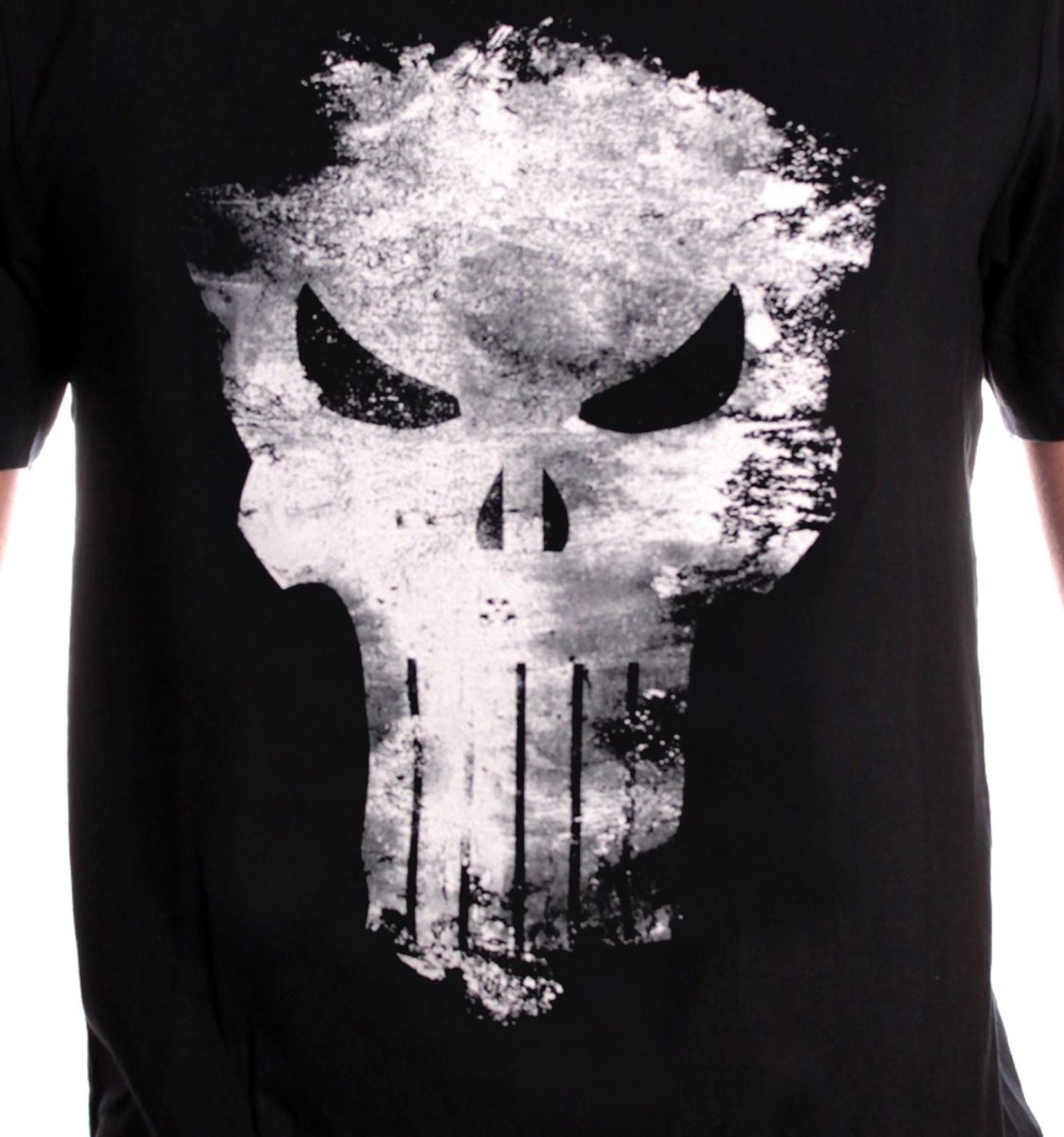 T-shirt Marvel - The Punisher - Distress Skull - Legend Icon T-shirt MARVEL