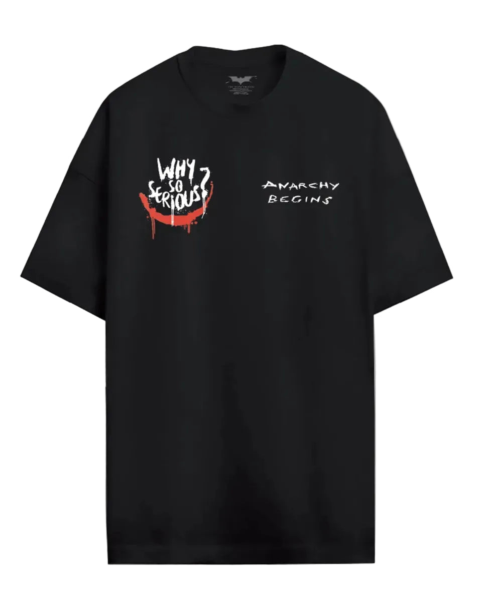 T-shirt Oversize DC Comics  - WHY SO SERIOUS?