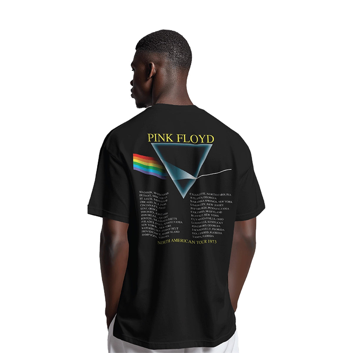 T-shirt Pink Floyd Dark Side - Tournée Nord-Américaine