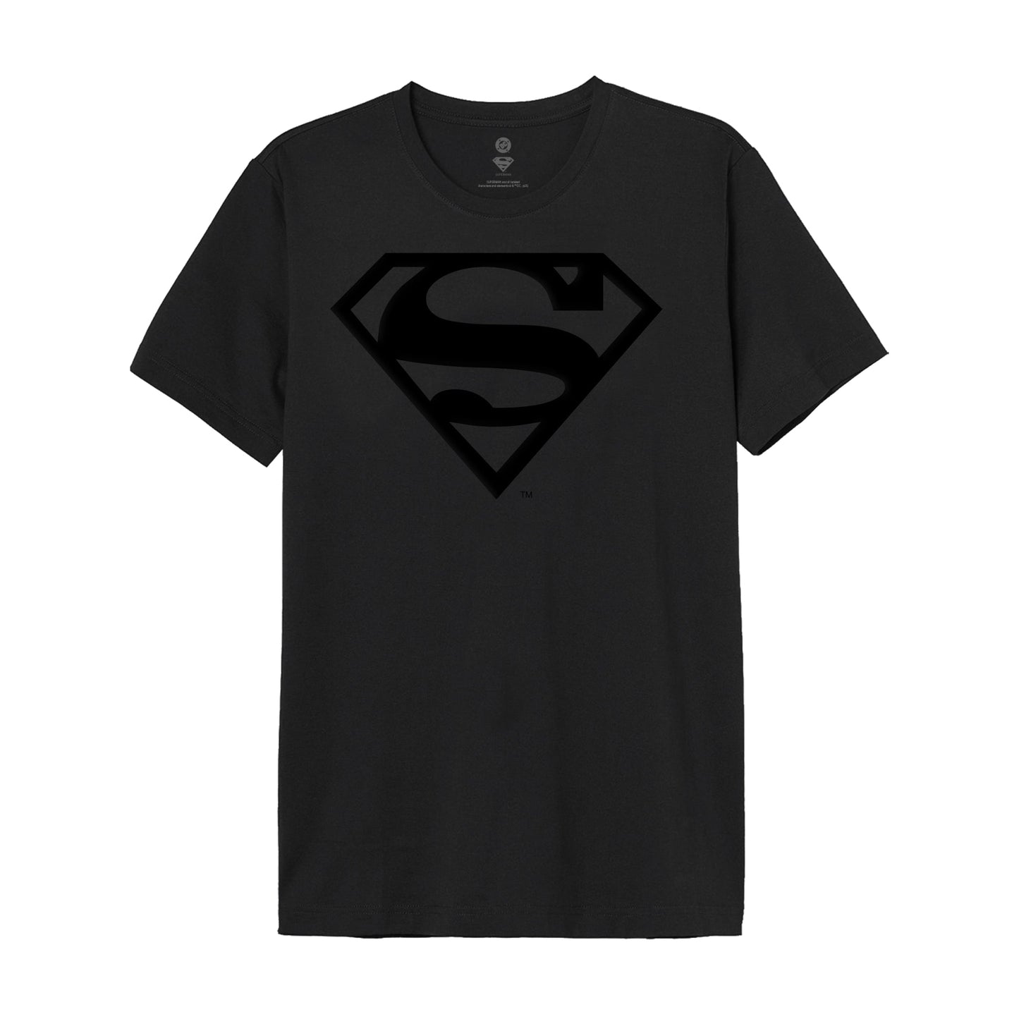 T-shirt Superman Logo - Noir DC Comics Officiel
