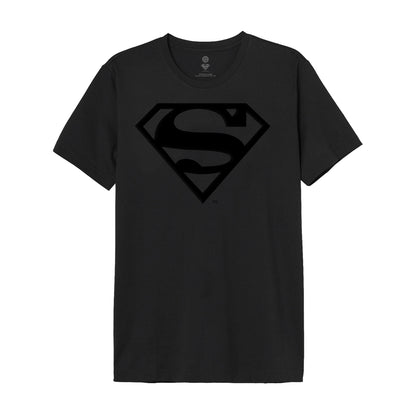 T-shirt Superman Logo - Noir DC Comics Officiel
