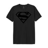 T-shirt Puff Logo Superman Full Black - DC Comics official - Legend Stuff - DC Comics - T-shirt