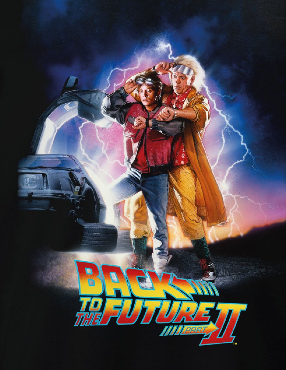 T-shirt Retour vers le Futur - BTTF 2 Poster - Legend Icon T-shirt Retour vers le futur