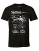 T-shirt Retour vers le futur - Delorean Blueprint