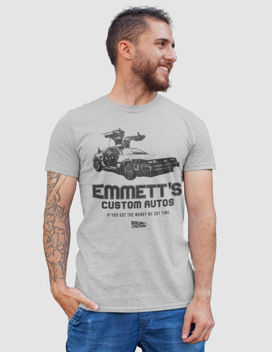 T-shirt Retour vers le Futur - Emmett's Custom Autos