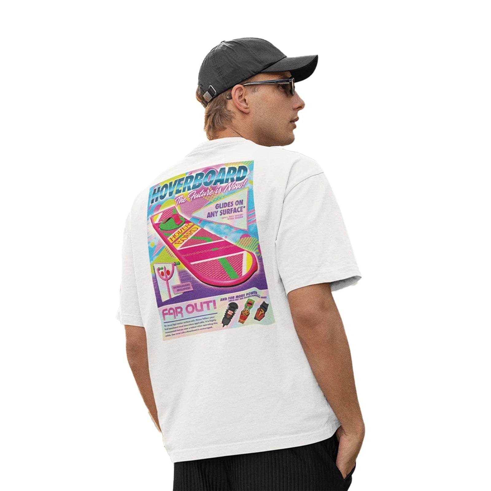 T-shirt Retour vers le futur - HOVERBOARD FAR OUT!