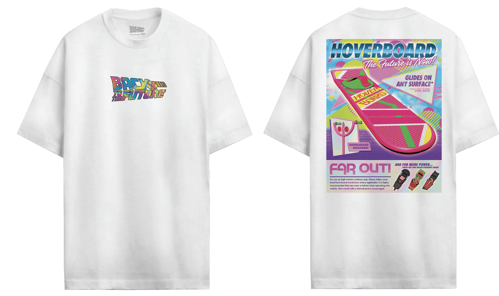 T-shirt Retour vers le futur - HOVERBOARD FAR OUT! - Legend Stuff - Retour vers le futur - T-shirt