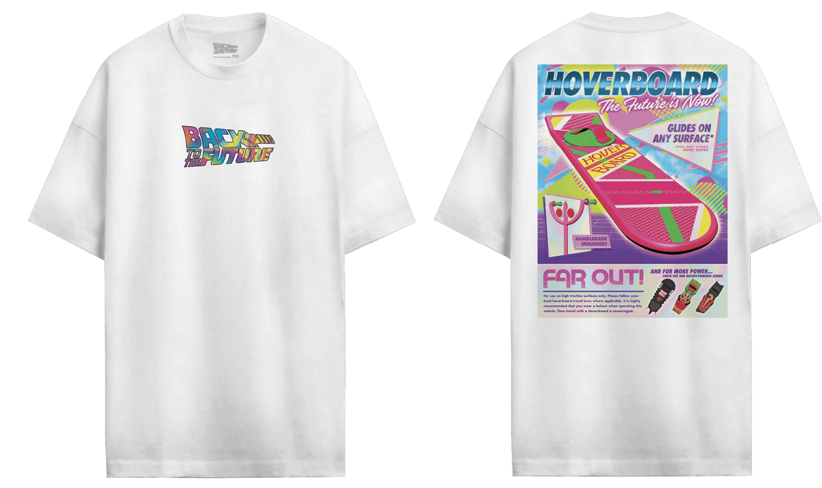 T-shirt Iconique Retour vers le futur - Hoverboard