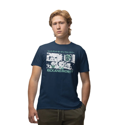 T-shirt Rick et Morty - Comics Party - Legend Stuff - Rick et Morty - T-shirt