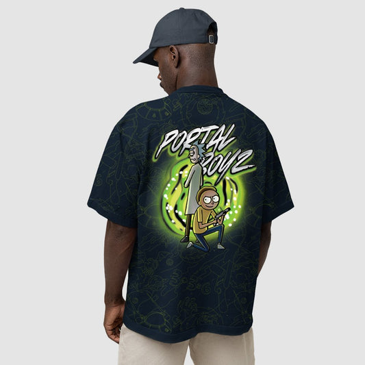 T-shirt Rick et Morty Oversize - Portal Boyz