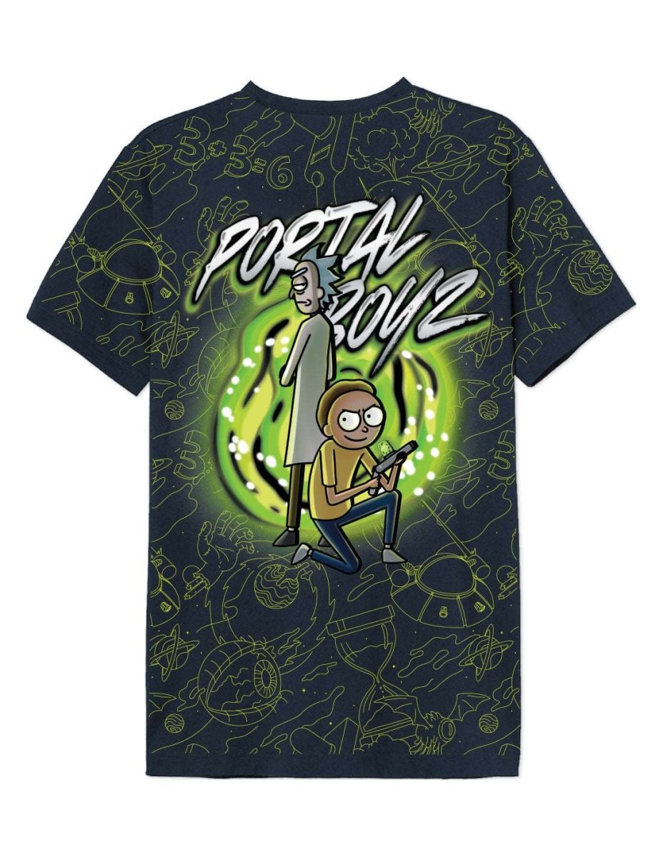 T-shirt Rick et Morty Oversize - Portal Boyz - Legend Icon T-shirt Rick et Morty